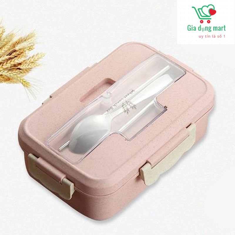 Hộp cơm giữ nhiệt [  22 x 15 x 7 cm ] 3 ngăn nhiều màu tùy chọn