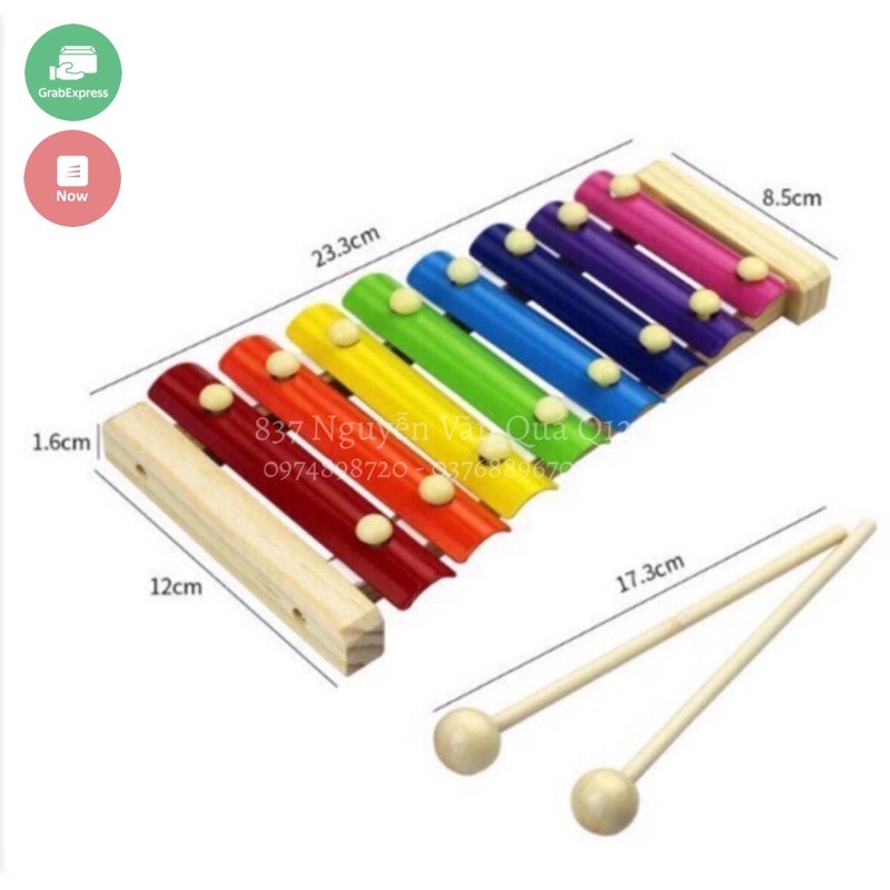 Đồ chơi dàn xylophone 8 thanh loại lớn dành cho bé MS: x777