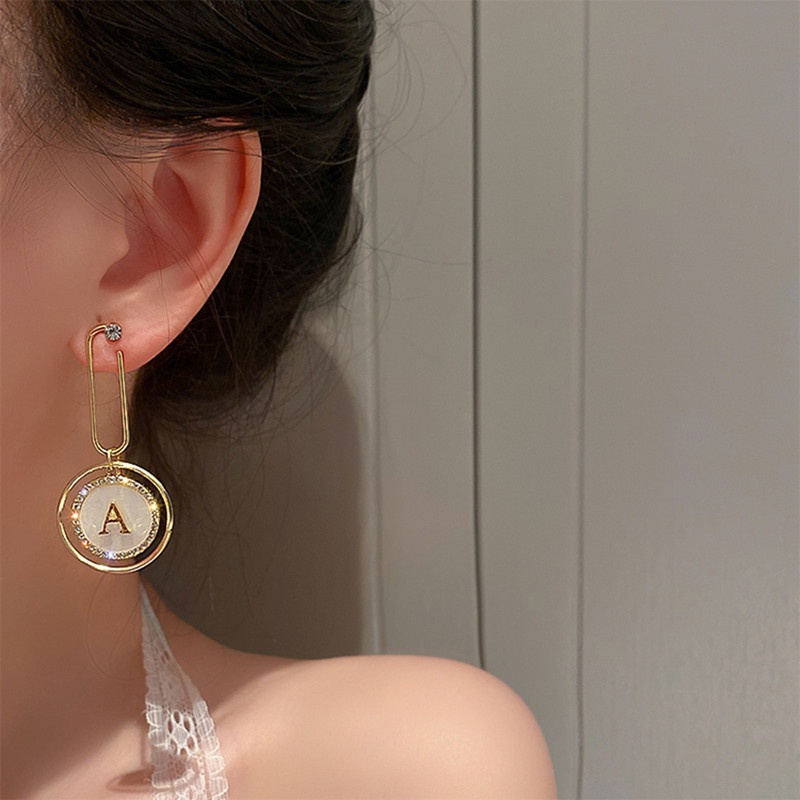 Khuyên tai nữ dáng dài mạ bạc 925 sang trọng thời trang