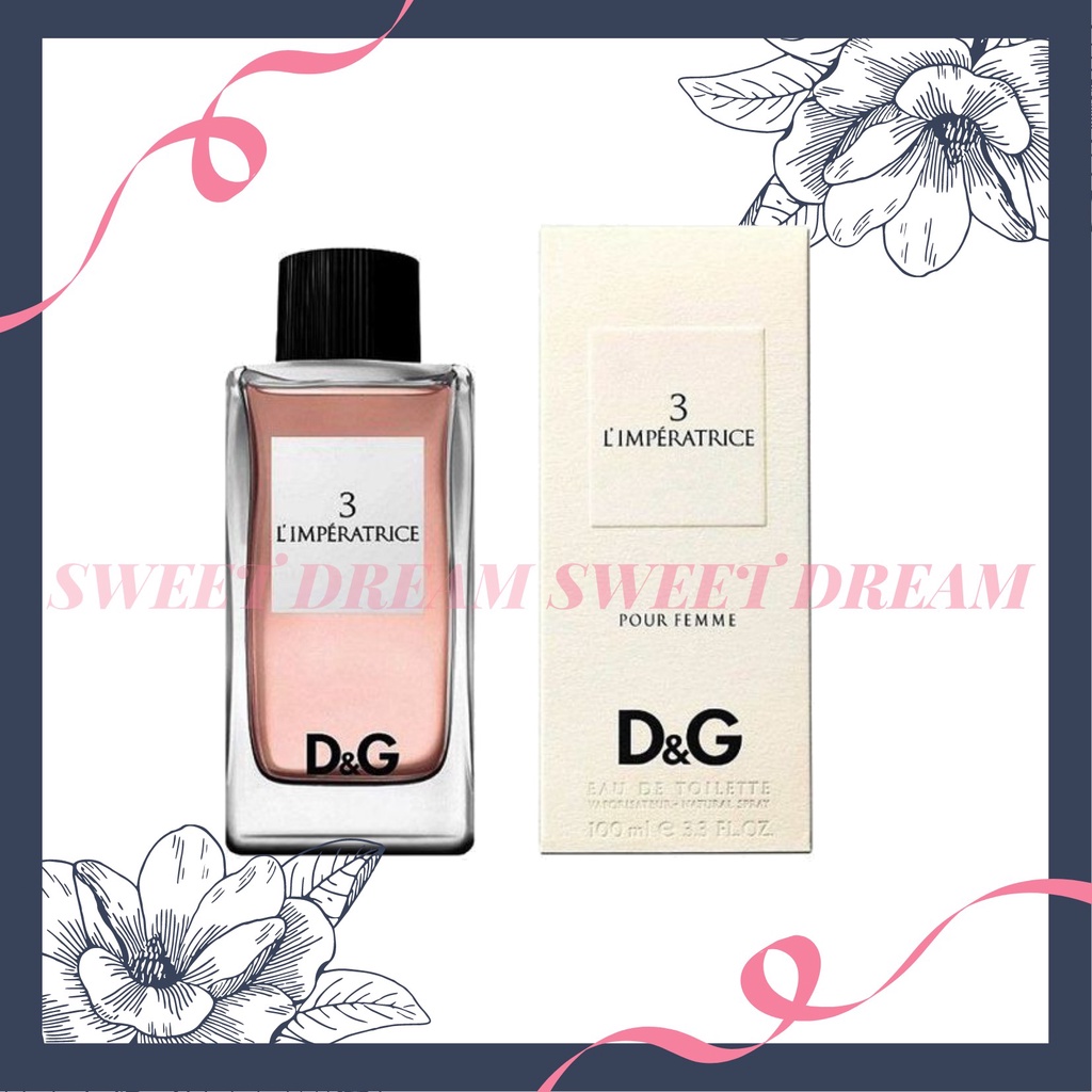 🐷 Mẫu Thử Nước Hoa Nữ D&G L`imperatrice 3 10ml  #heobu