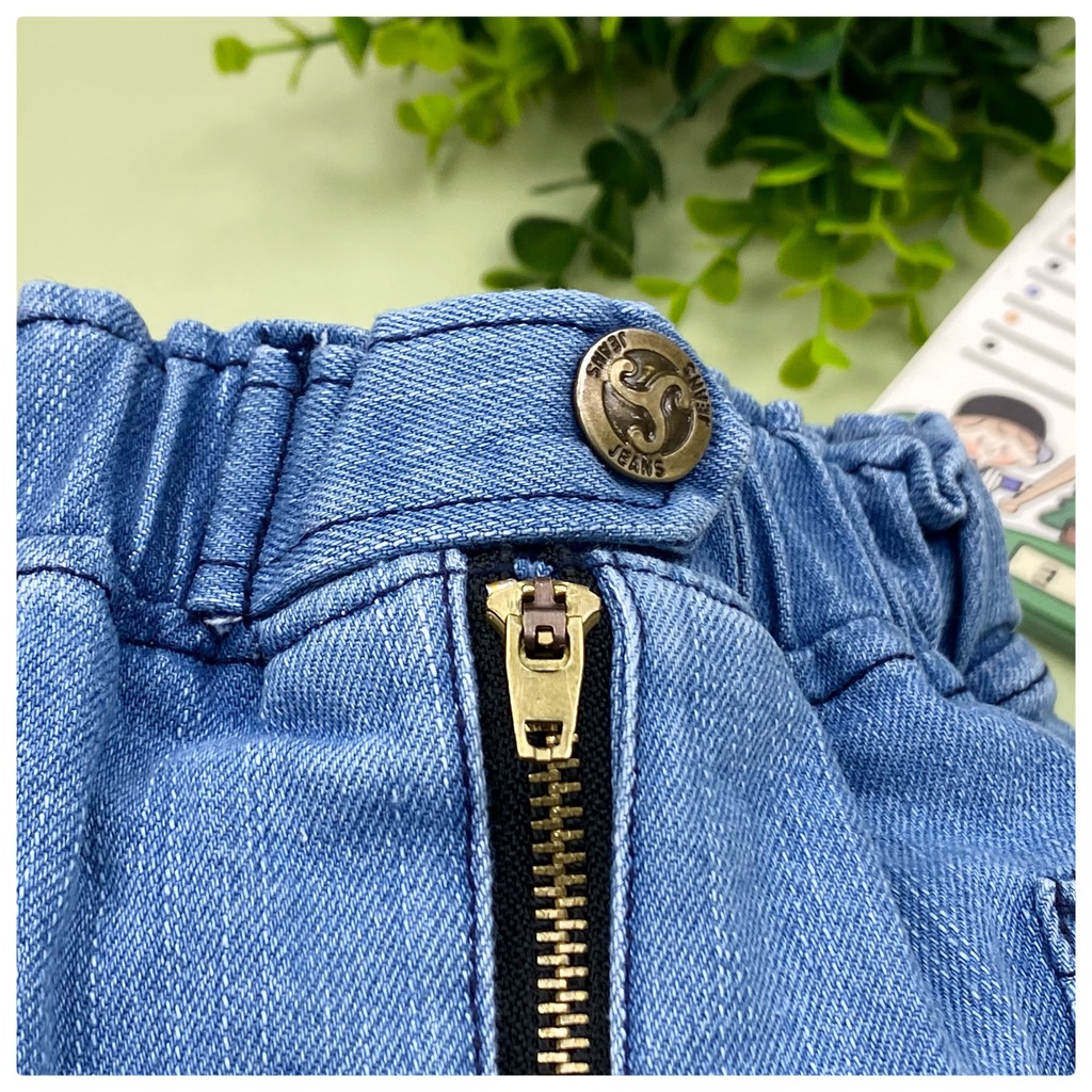 Chân váy Jeans khóa kéo Litibaby cho bé gái từ 11-38kg