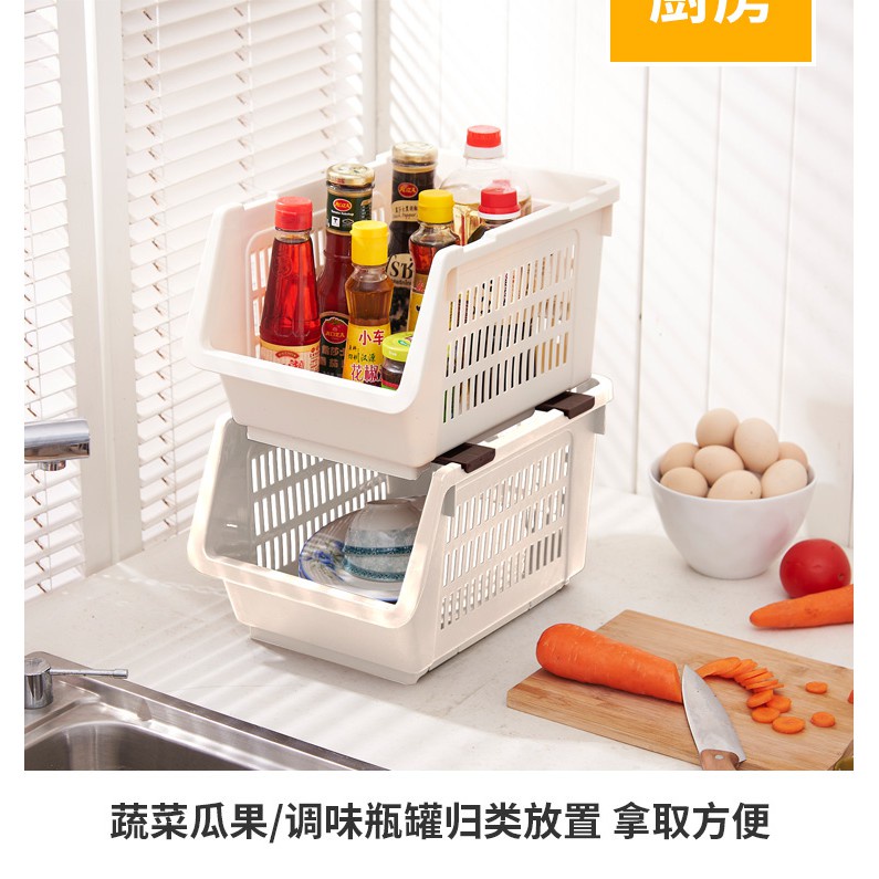 [5❤️][FREESHIP] KỆ RỔ XẾP TẦNG ĐA NĂNG VIỆT NHẬT (36x27x20cm) [HCM]