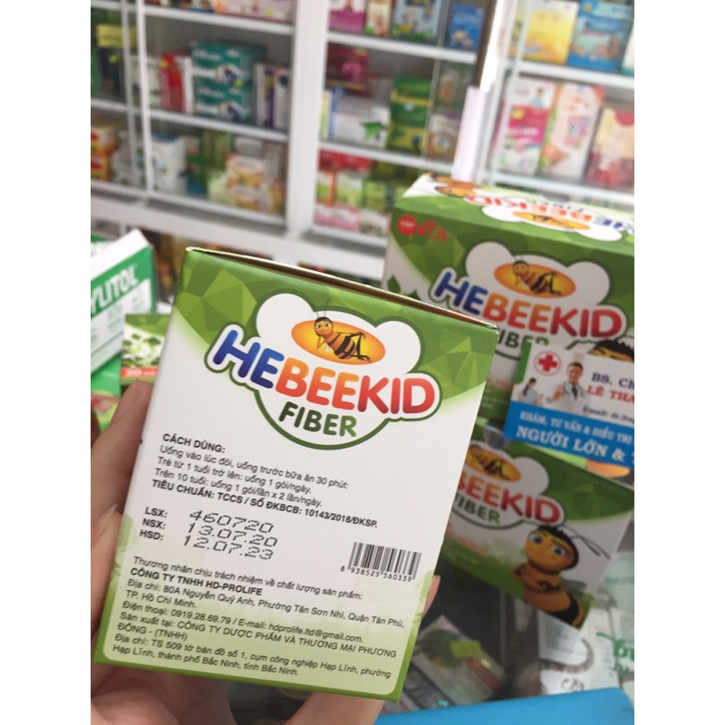 ✅(toa bác sĩ)HEBEEKID chất xơ | Thế Giới Skin Care