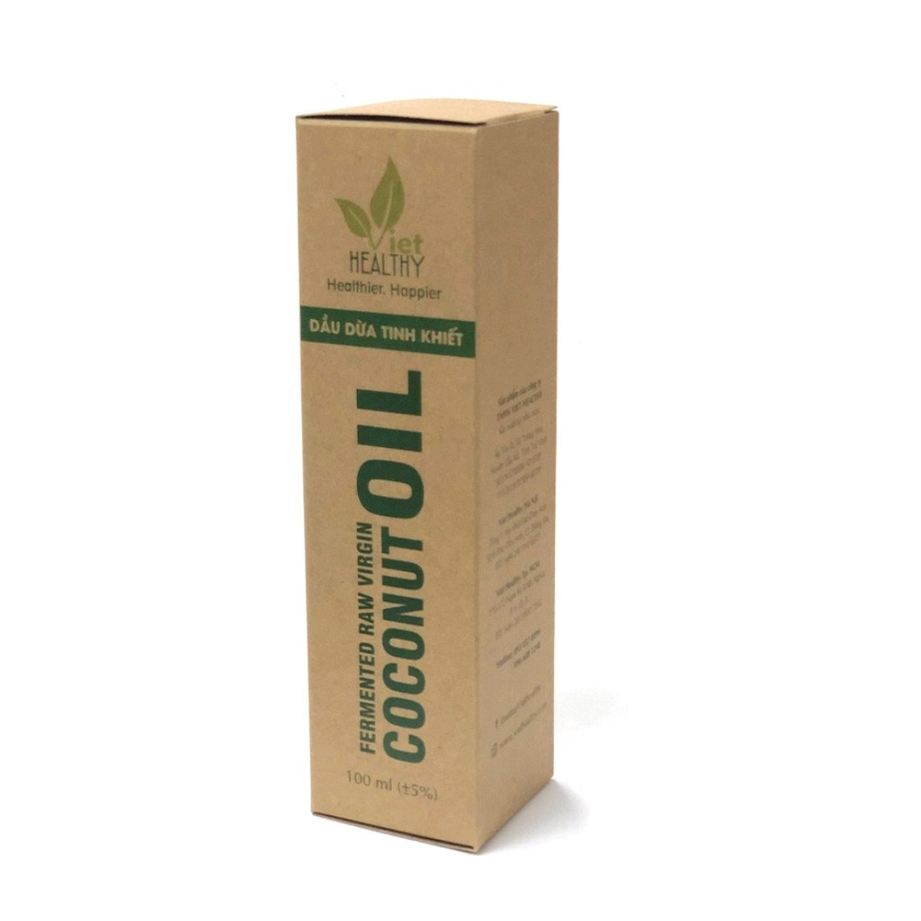 Dầu dừa tinh khiết lên men tươi lạnh Việt Healthy 100ml