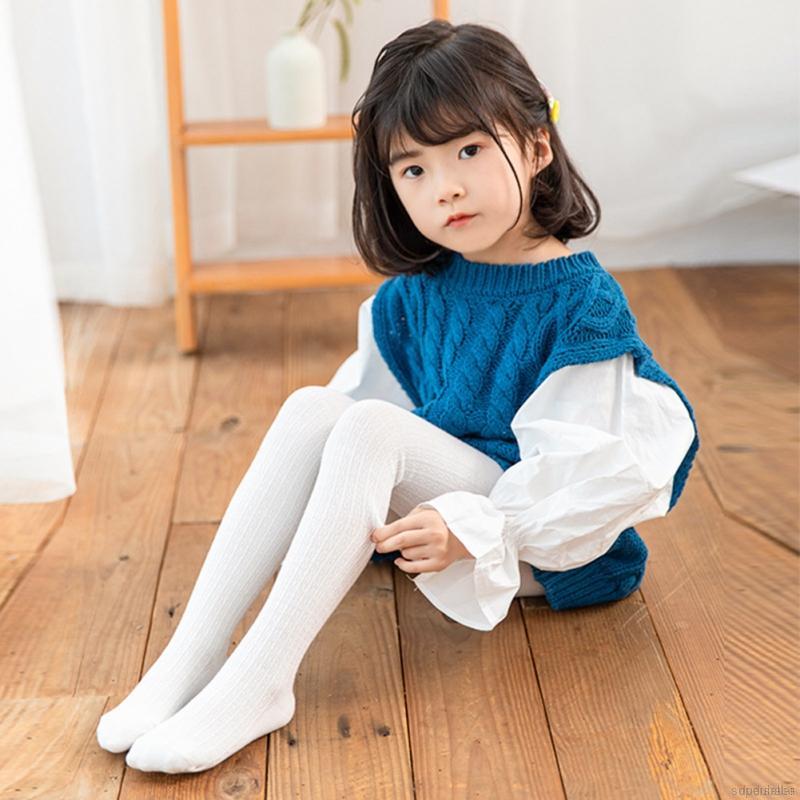 Quần tất màu trơn dễ thương thời trang thu đông cho bé gái