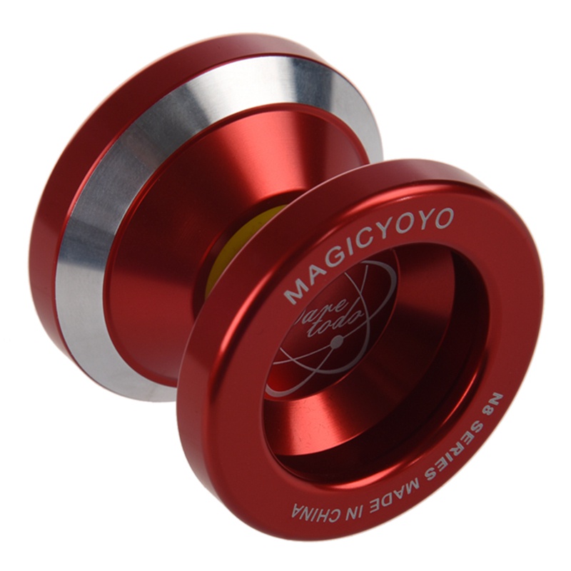 Bộ 2 con quay YoYo N8 chuyên nghiệp + dây + túi đựng màu đỏ