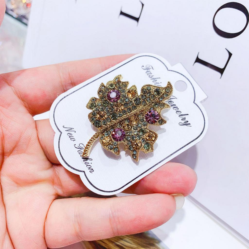 Ghim Cài Áo Hình Chuồn Chuồn Đính Đá Phong Cách Âu Mỹ