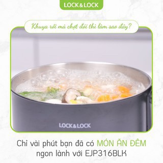 Nồi Lẩu Điện Mini Đa Năng Lock&Lock Multi Pot 1.2L EJP316BLK