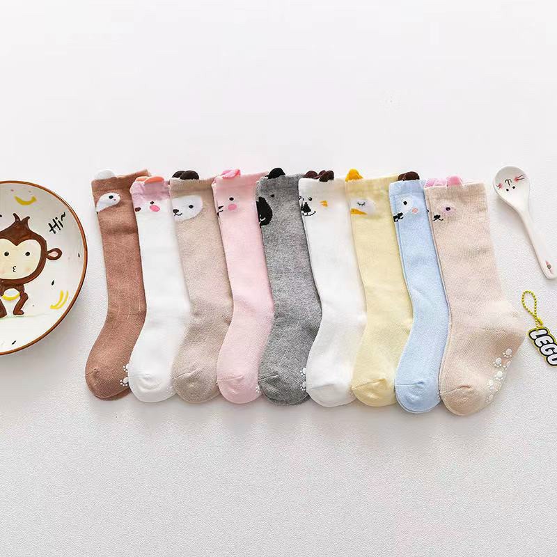 (1 đôi) Tất boot cao cổ dài đến đầu gối cho bé (mã Kids socks) và hug elephant