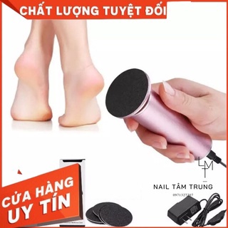 Máy chà gót chân,tặng kèm 60 miếng chà gót