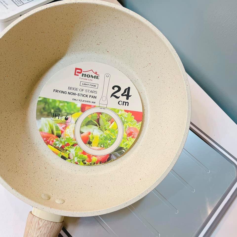 CHẢO VÂN ĐÁ CHỐNG DÍNH SIÊU CẤP