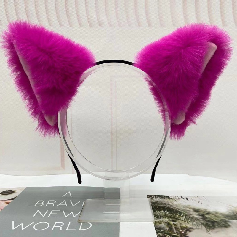 Băng Đô Cài Tóc Hình Tai Mèo Dễ Thương Cho Nữ