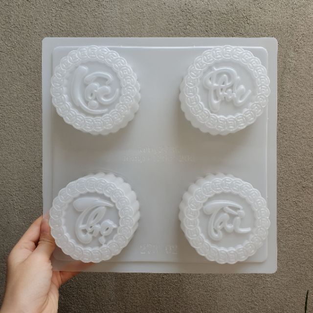 Khuôn Rau Câu , Rau Câu Trung Thu, Khuôn Làm Xôi Phúc- Lộc- Thọ- Tài/ An Khang - Thịnh Vượng - Phát Tài - Phát Lộc