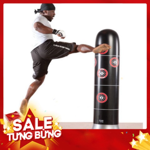 [FREE SHIP] Bao Trụ Đấm Bốc Tự Cân Bằng – PURE BOXING - 160cm – Đường Kính 48cm - Tặng Kèm Bơm Hơi