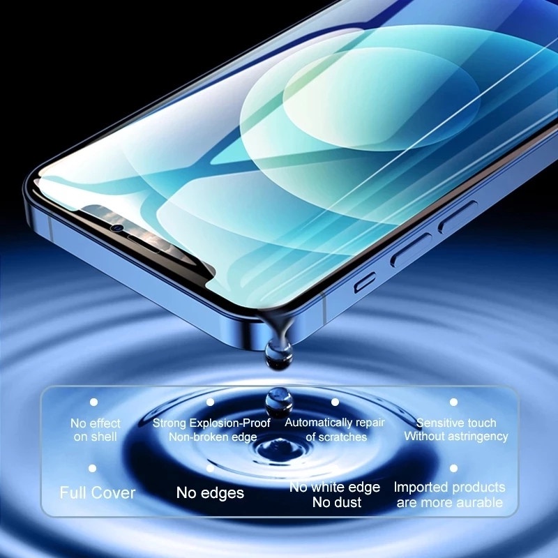 Miếng dán bảo vệ màn hình điện thoại cho iPhone 13 pro max 11 12 pro 7 8 plus se 2020 x xr xs max