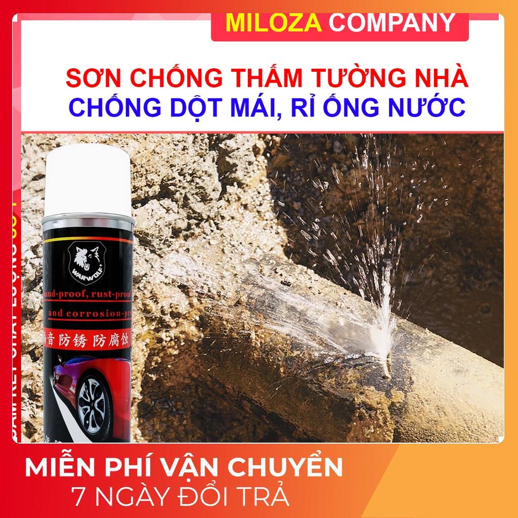 Bình Xịt Chống Thấm - Chai Xịt Keo Chống Dột, Ngấm Nước Tường Nhà, Mái Tôn, Mái Ngói, Bể Cá, Đường Ống WW