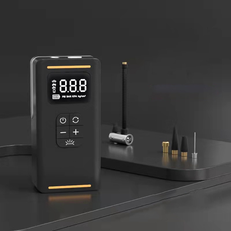 SEAMETAL Máy Bơm Hơi Không Dây 1800mAh 12V 120W Với Màn Hình Kỹ Thuật Số Thông Minh Cho Xe Hơi