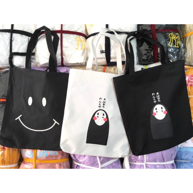 [ HÌNH THẬT] Túi tote vải bố hình VÔ DIỆN Cute