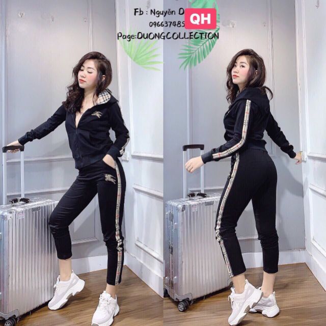Bộ thể thao cotton da cá cao cấp