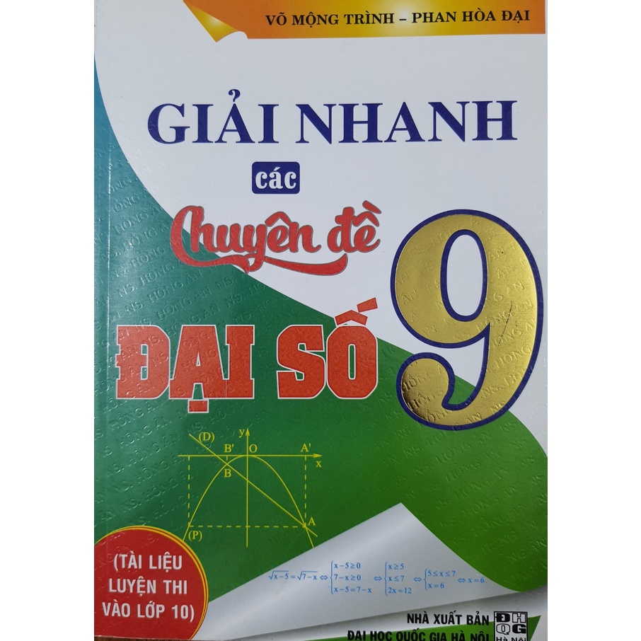 Sách - Giải nhanh các chuyên đề Đại số 9