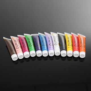 12 colors 3D nail polish
