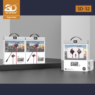 Tai Nghe Gaming Chơi Game S2 Có 2 Mic- Âm Thanh Sống Động - Chính Hãng HD DESIGN