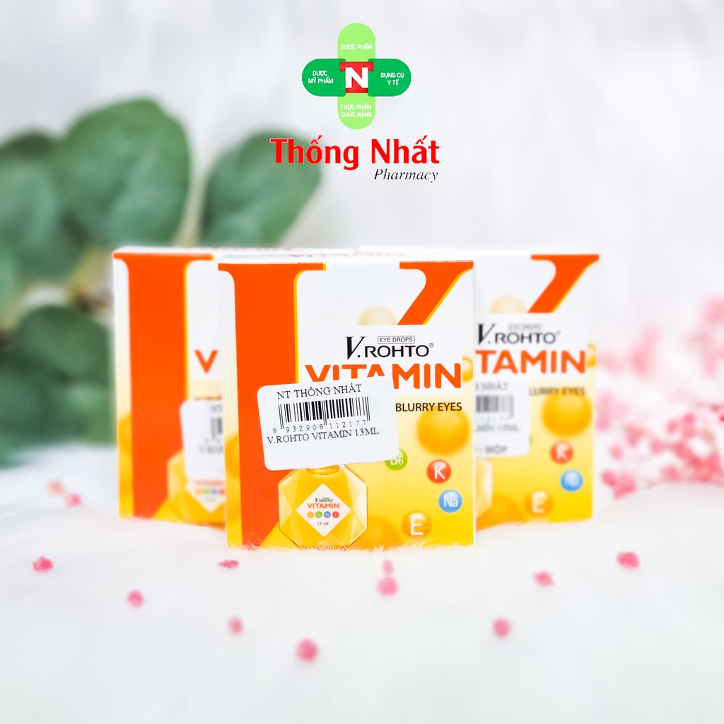 V rohto Nhỏ Mắt Bổ Sung Vitamin E, B6, NA, K Vrohto 13ml