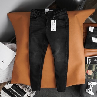 Quần jean nam đen xám form slim fit trẻ trung năng động