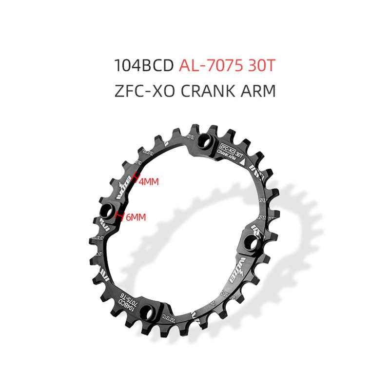 Bánh răng dây xích WALGUN cho xe đạp leo núi 104bcd 30t 32t 34t 38t 40t 42t 44t 46t 48t 50t 52t