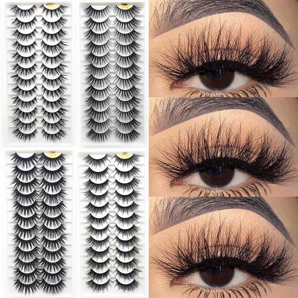 Bộ 12 Cặp Lông Mi Giả SKONHED Dùng Nối Mi Chuyên Dụng Cho Trang Điểm