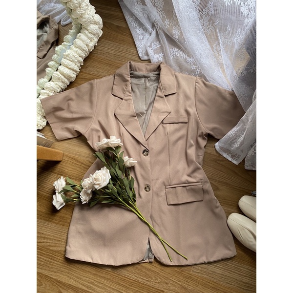 Vest nữ ngắn tay - Blazer ngắn tay thanh lịch | BigBuy360 - bigbuy360.vn