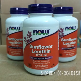Chống Tắc Tia Sữa SUNFLOWER LECITHIN 1200mg Mỹ