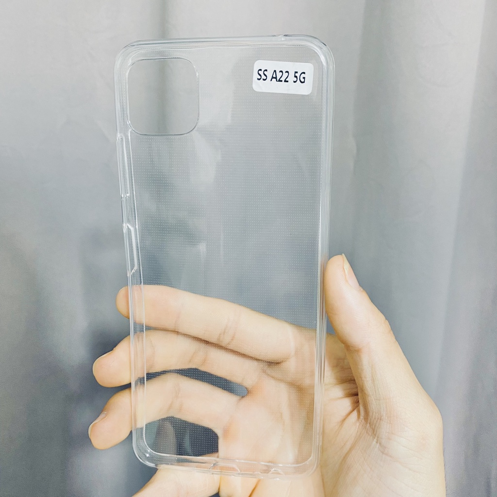 Ốp lưng Samsung Galaxy A12/ A03/ A32 4G/ A22 5G silicon dẻo trong suốt cao cấp