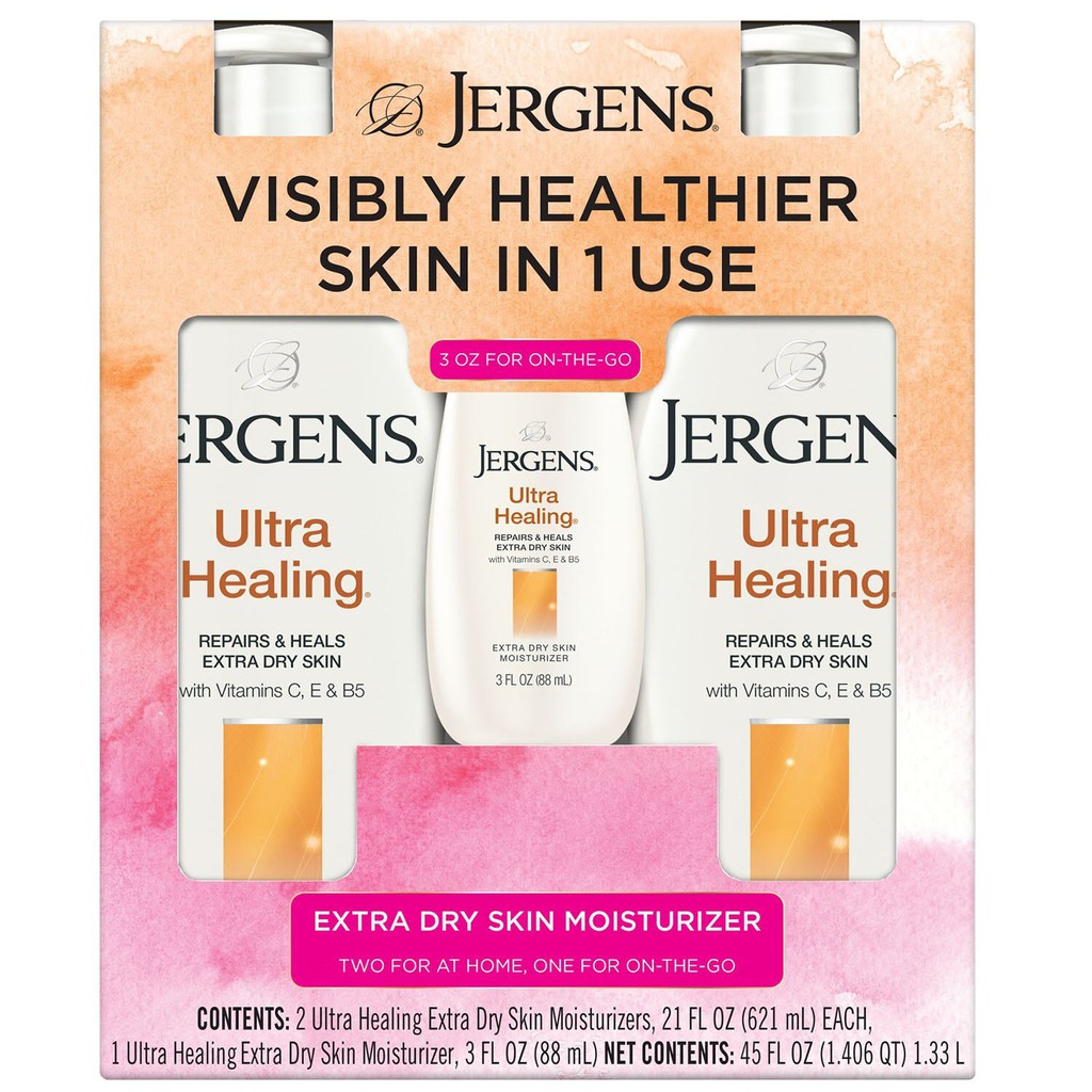 [Chính hãng] Bộ dưỡng thể Jergens Ultra Healing Made in USA