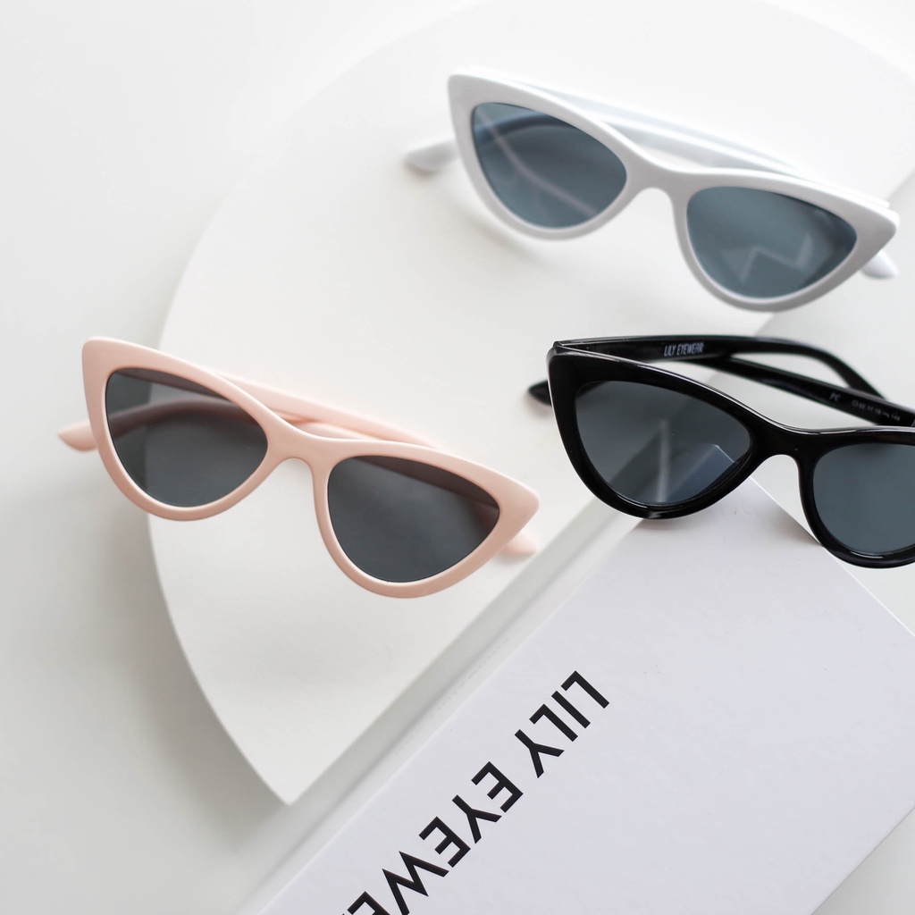 Kính mát Nữ Mắt mèo Lilyeyewear phong cách thiết kế Hàn Quốc màu sắc Thời trang R0001 | BigBuy360 - bigbuy360.vn