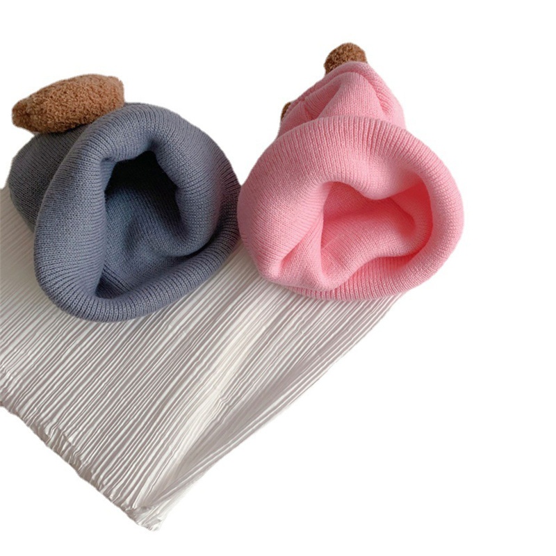 Mũ Turban Đan Len Giữ Ấm Thời Trang Cho Bé Sơ Sinh