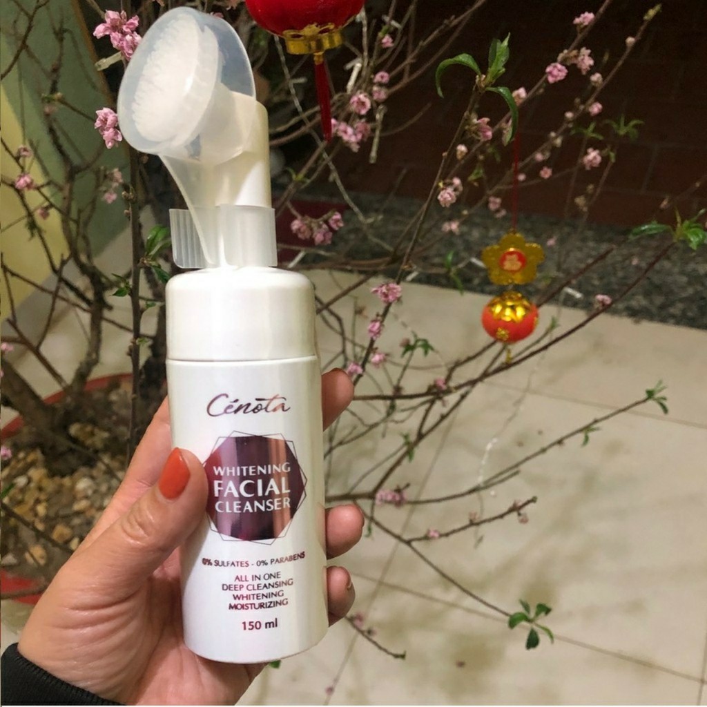 Sữa rửa mặt trắng da Cénota Whitening Facial Cleanser 150ml - Store Việt