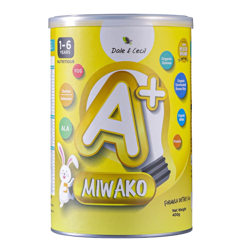 Combo 2 hộp Sữa Công Thức Hạt Hữu Cơ Miwako A+, Miwako Hộp 700g + Tặng Đồ Chơi - Ngũ Cốc Dinh Dưỡng - Orgavil