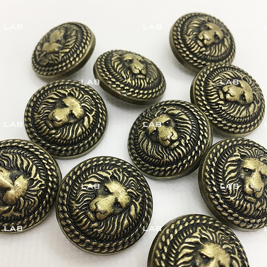 Khuy kim loại Lion (chiếc) #0202