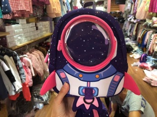 Balo uek phi hành gia kèm dây dắt cho bé size S