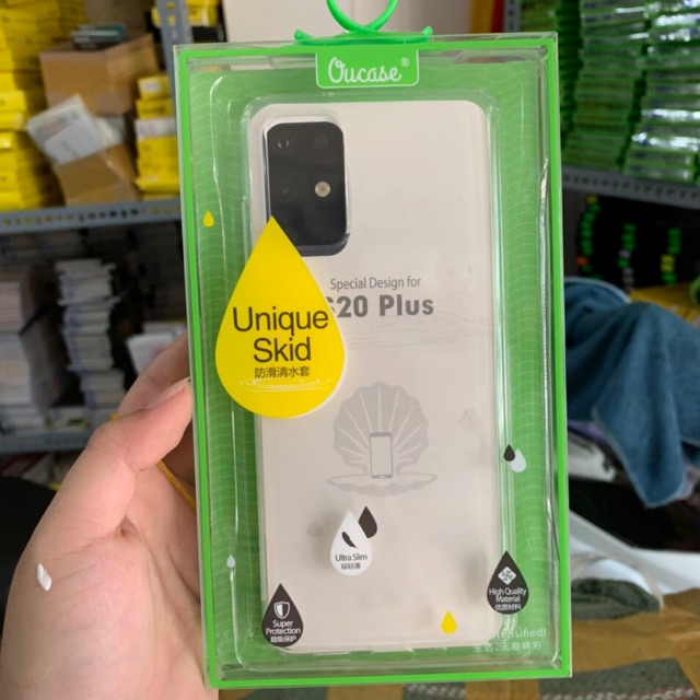 Ốp lưng Ou case Galaxy S20 plus trong suốt