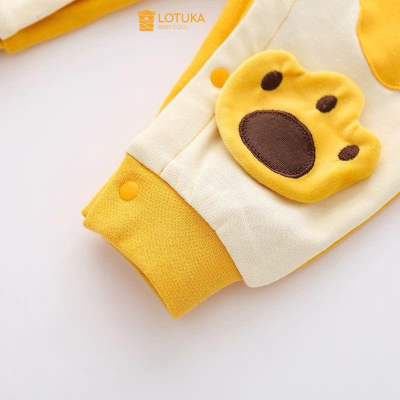 Body Dài Tay LOTUKA Hình Thú Thu Đông Cho Bé Size 3-12Kg