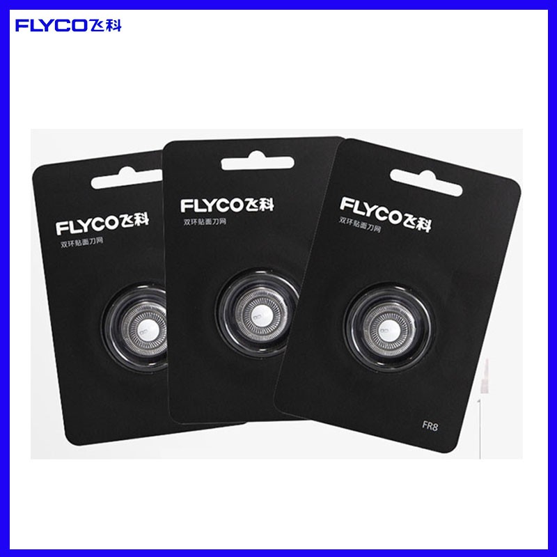 Bộ ba lưỡi dao cạo râu flyco Fs360, 370, 378, 339, 371, 375  chính hãng sắc bén siêu bền bỉ