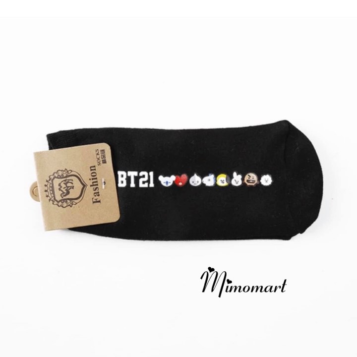 Tất vớ cổ ngắn idol BT21