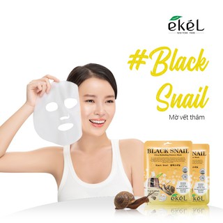 10 miếng mặt nạ dưỡng da Ốc Sên Đen EKEL