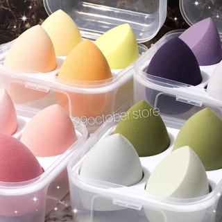 Set 4 bông mút trang điểm