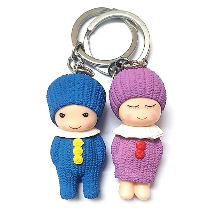 Móc Khóa Cặp Đôi Nam Nữ Siêu Dễ Thương