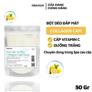Mặt Nạ Dẻo Collagen Cam vàng OBAXUA (Mask dẻo) - Dưỡng trắng sáng da, chống lão hóa