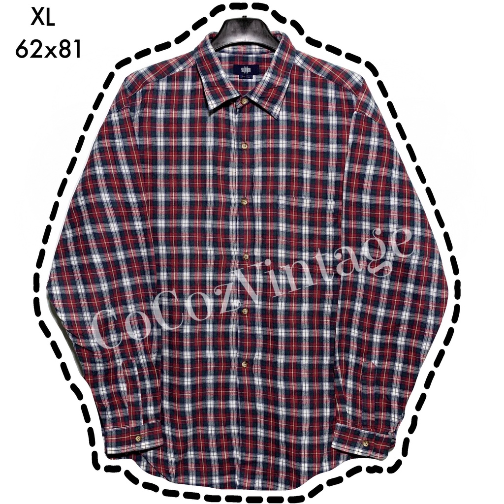 Áo sơ mi flannel caro form rộng Flannel 2hand 🛍FREESHIP + QUÀ
