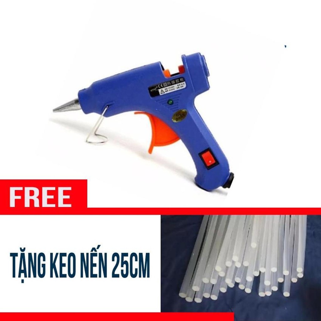 Combo Dụng cụ gắn keo nến - Kèm 10 cây keo 25cm - GC